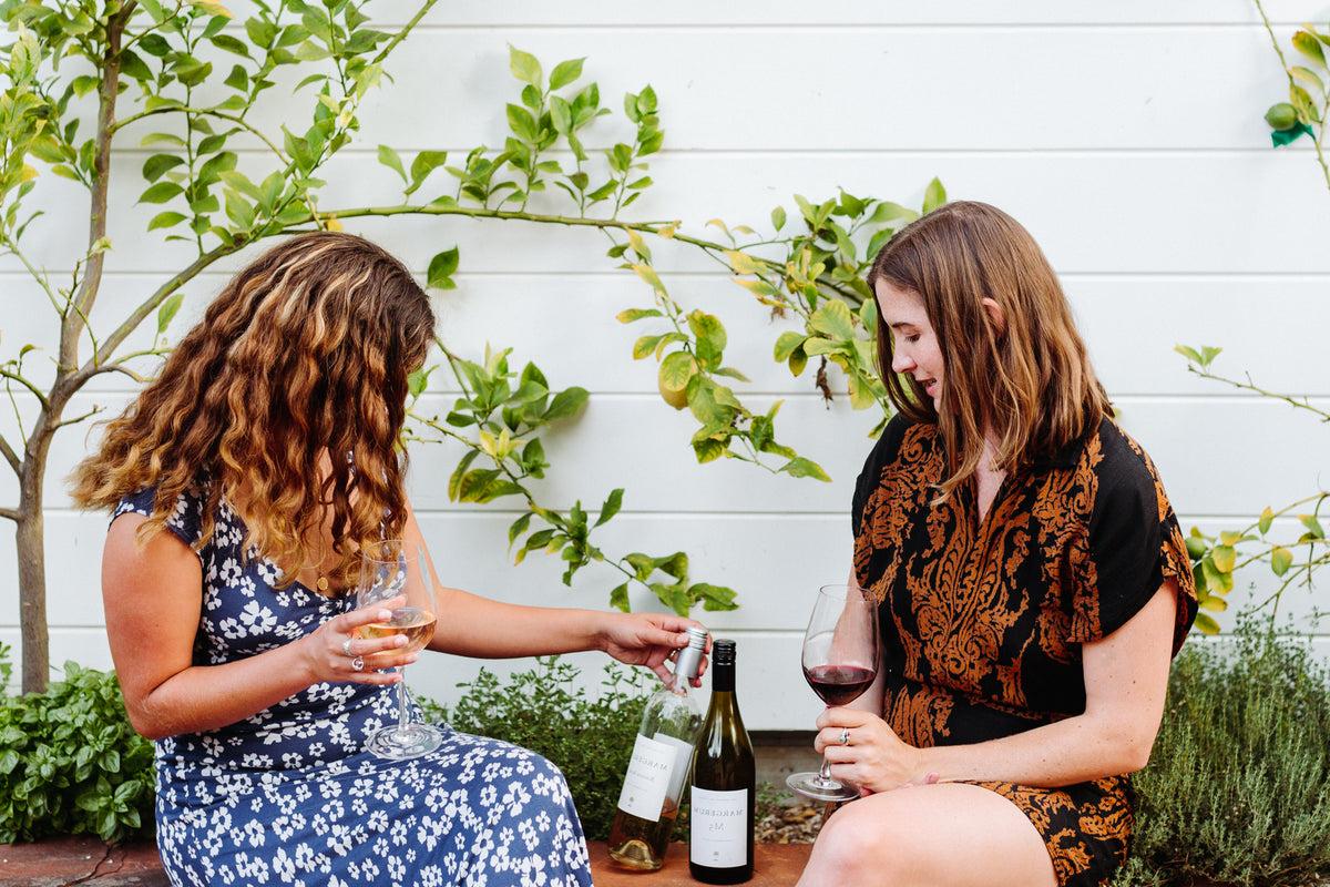 Women Enjoying Santa Barbara Company Products